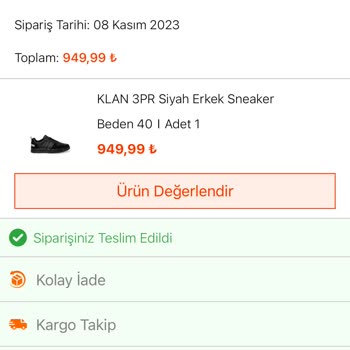 In Street Küçük Gelen Ayakkabıyı Değiştirmiyorlar.