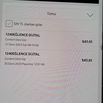 Vodafone 1240 Digital İçerik Ücreti