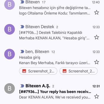 Bitexen Web Hesabıma Erişemiyorum