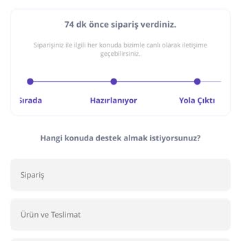 Getir Bildirilen Süreye Uymuyor
