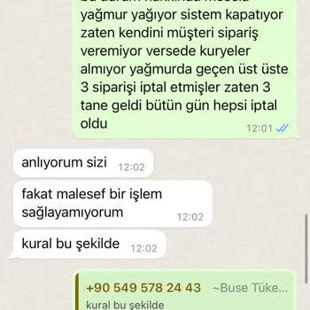 Yemek Sepeti Kendi Kuryeme Geçememe Ve Bölge Temsilcisi Sorunu