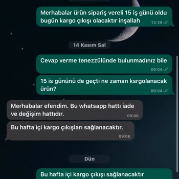 Oyku Wear Siparişim Bir Aydır Ulaşmıyor