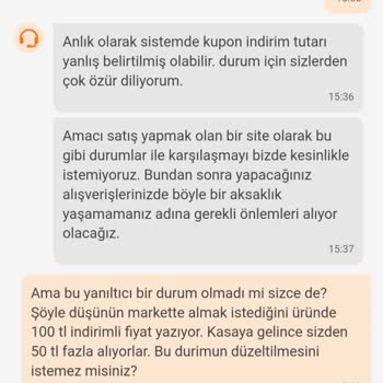 Trendyol Yanıltıcı Kupon Kullanımı