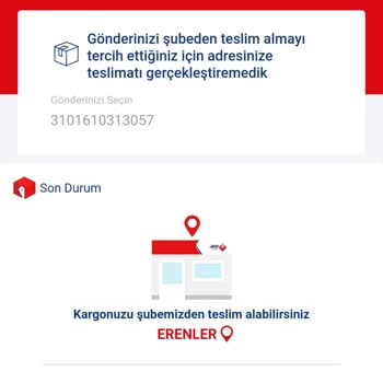Aras Kargo Evdeyim Diye Mesaj Bıraktım Gelen Olmadı Sonra Şubeden Alın 😡