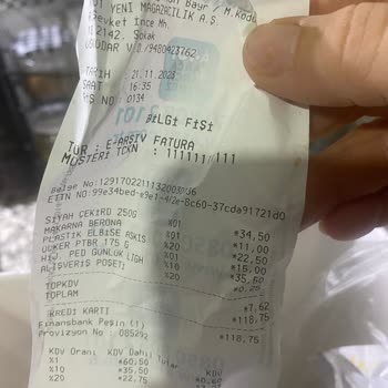 Çerezya A101 Den Aldığımız Çürük