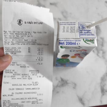 Pınar Et ve Süt Market Zincirinde Satılan Devam Sütünün Son Kullanma Tarihi Sorunu