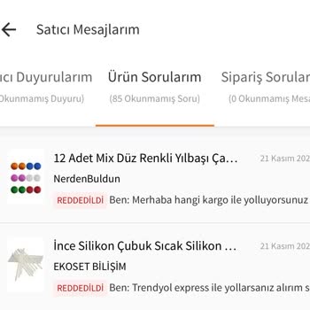 Trendyol Express Mağazalarına Soru Sorma Özgürlüğümü Kısıtlıyor