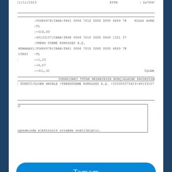 Perdigital Yatirim Hesabıma Geçmedi