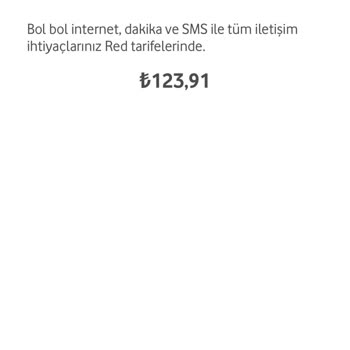 Vodafone Tarife Fiyatlarının Pahalı Olması