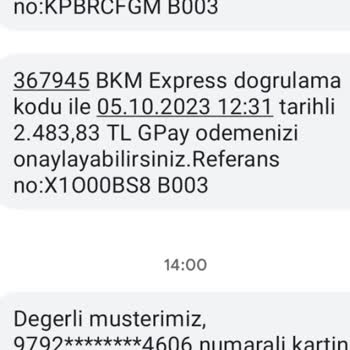 Www.gpay.com Üzerinden Kredi Kartımdan Para Çekildi Bilgim Dışında