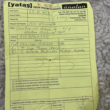 Yataş Nevresim Takımının İçinden Toplu İğne Çıktı