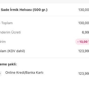 Yemek Sepeti Helvacı Ali Çorlu Esentepe