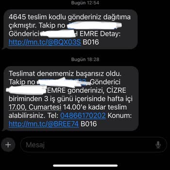 MNG Kargo Teslim Olmadı Diyorlar Ancak Devamlı Evdeydim.