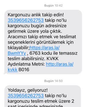 Aras Kargo Kargo Teslim Sorunu