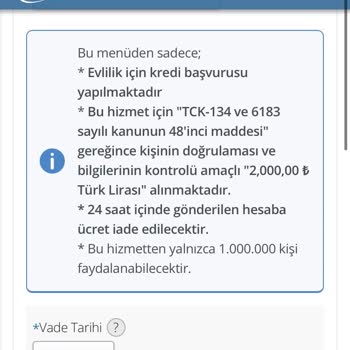 Evlilik Kredisi Başvurusu