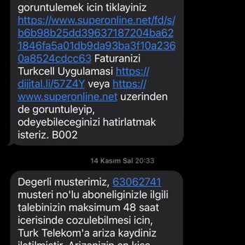 Superonline 15 Gündür İnternetim Yok