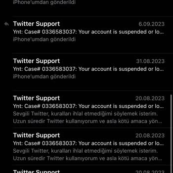 X Hesabı Twitter Askıya Alınma
