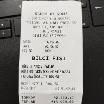 Xiaomi Mi Fiyat Farkı