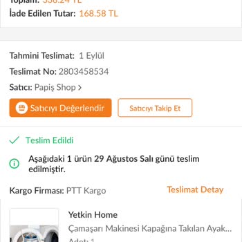 Trendyol Sipariş Ulaşmaması Hakkında