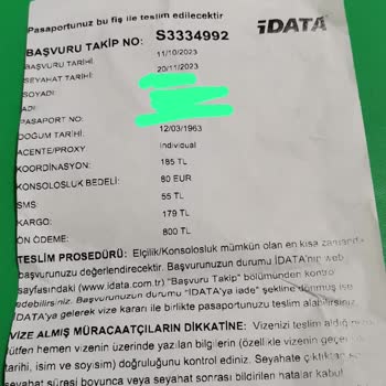 Ankara İdata Davetiyeli Vize Gecikmesi