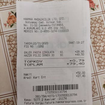 Hakmar Gıda Son Kullanım Tarihi