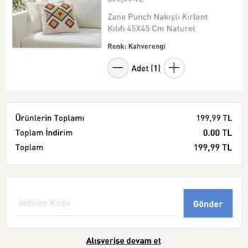 English Home Sepette İndirim Yazıyor Ama İndirim Yansımıyor