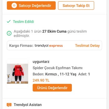 Trendyol Aras Kargo Arasında Kaybolan İade Kargom