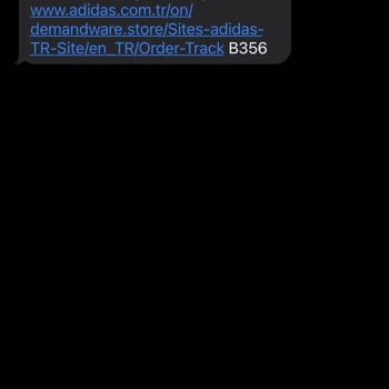 Adidas İletişim Bilgisi Paylaşımı Ve Gelen Tehlikeli Link