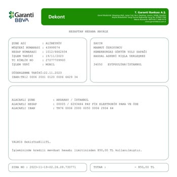 PayFix Para Geri İade