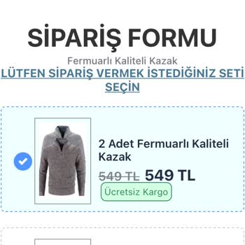 Kazak10.shop Yanlış İşe Yaramaz Ürün