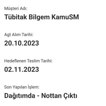 AGT Kurye (aynigunteslim.com) Kamusm Gönderimimin 20 Gündür Teslim Edilmemesi