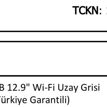 Trendyol Geçersiz T. C. Girip Fatura Düzenlenmiş