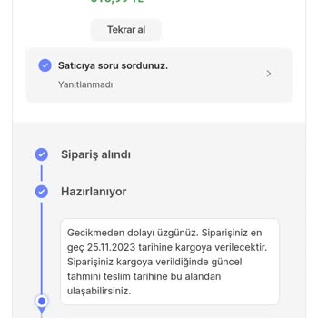 English Home Ürün Tesliminin Yapılmaması