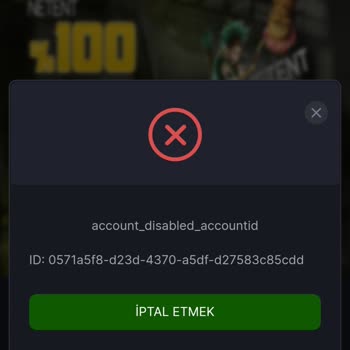 Casinom Çekim Yaparken Hesabımı Engellediler