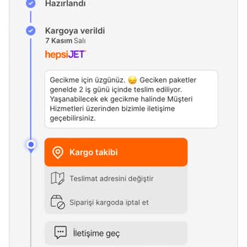 Hepsiburada Kayıp Kargom Dönüş Yok