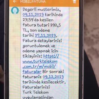 Türk Telekom Faturada Tutarsızlık Ve Mağduriyet