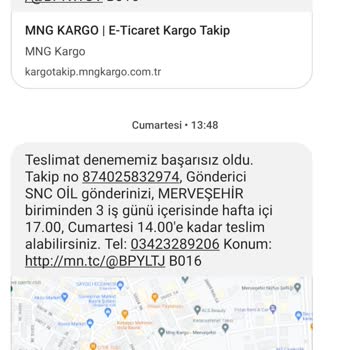 MNG Kargo Adrese Teslim Yapmıyor