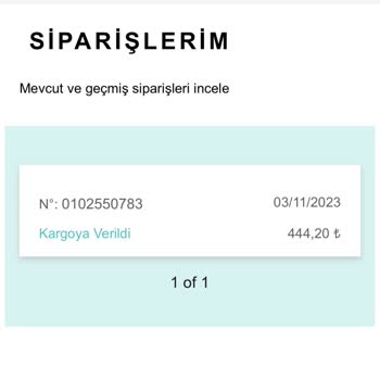 hepsiJET Kargo Siparişim Görüntülenemiyor
