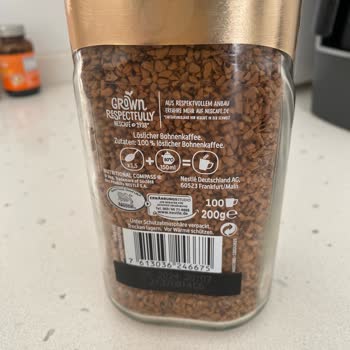 The Familiar Nescafe Had Unpleasant Shape and Taste, No Visible Damage