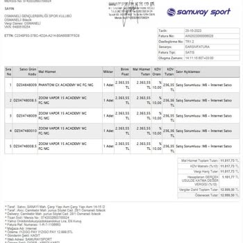 Samuray Sport Pişmanlıktır. Dikkat Dikkat (İndirim-Kargo-Fatura-Ürün)