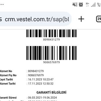 Çamaşır Makinesi Vestel Çözüm Yerine Mağduriyet