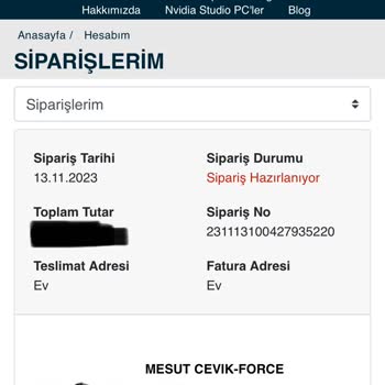 İtopya Bilgisayar İtopya Kargo Süreci