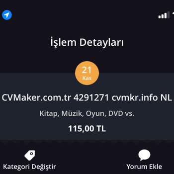 Cvmaker.com.tr Para Çekimi Yapıldı