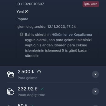 7Slots Bir Türlü Paramı Çekemiyorum