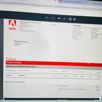 Adobe Kullanılmadığı Halde Ücret Alıyor...