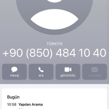 0850 484 10 40 Tarafından Taahhüdünüz Bitmek Üzere Yüksek Fatura Ödemeyin Denerek Arandım