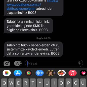 Vodafone Müşteri Hizmetleri Ve Uygulama Sorunları