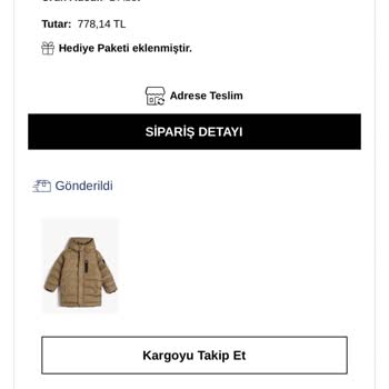 Koton Teslim Edilmeyen Sipariş
