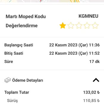 Martı Şarj Problemi Paramın İade Edilmesi
