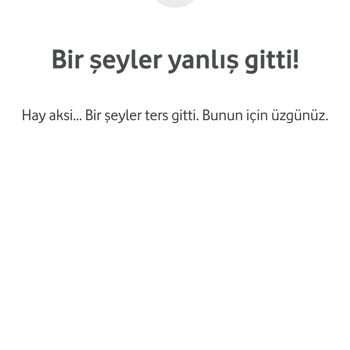 Vodafone Hediye Çarkı Çalışmıyor